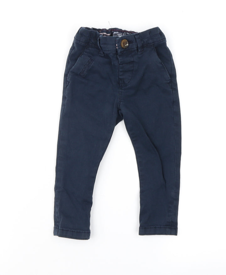 NEXT Baby Blue Cargo Trousers Size 6-9 Months