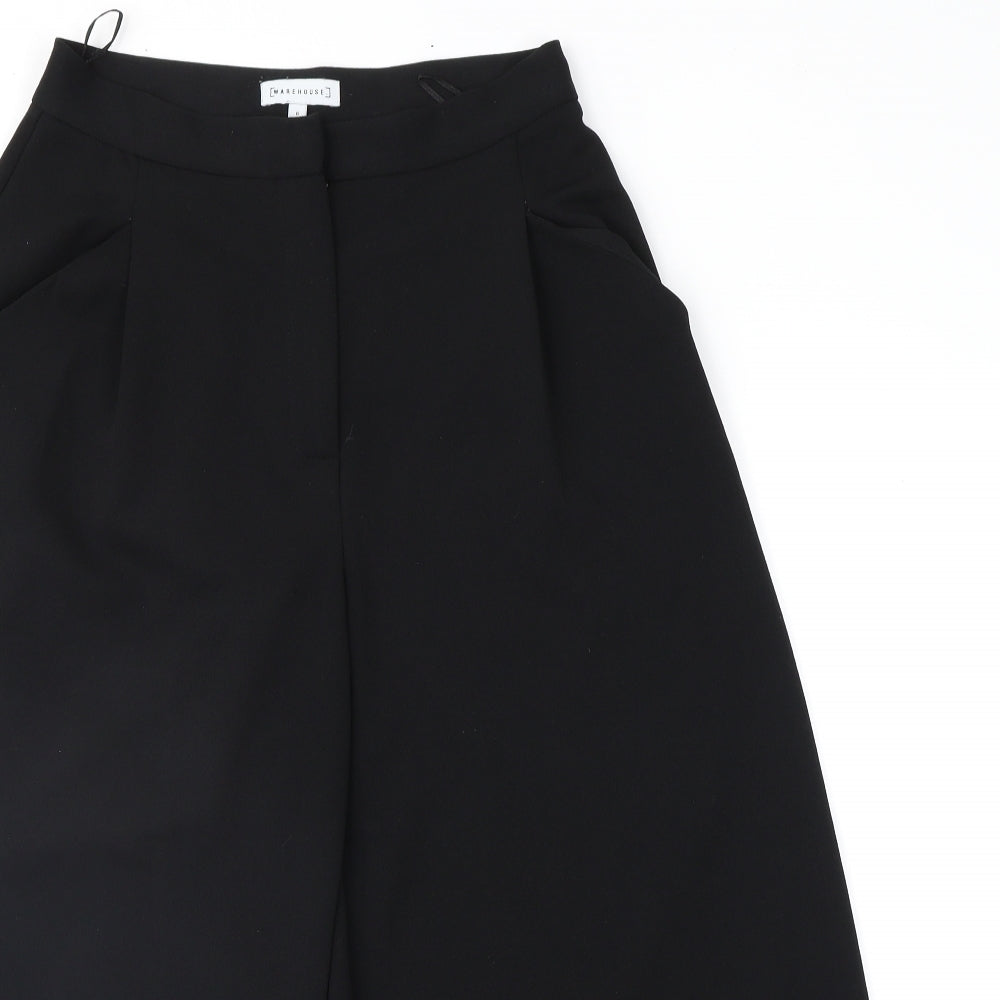 Warehouse Womens Black   Trousers  Size 6 L22 in