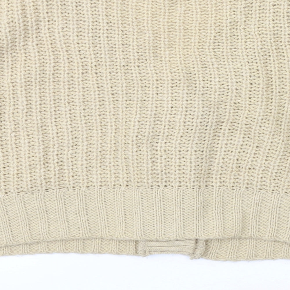 Boohoo Womens Brown   Cardigan Jumper Size L