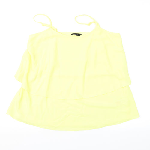 F&F Womens Yellow   Camisole Blouse Size 12