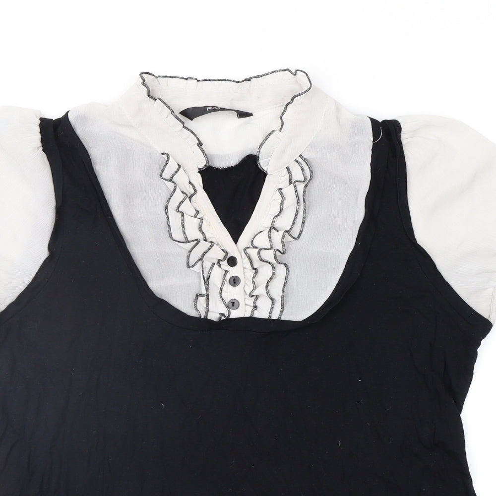 F&F Womens Black   Basic Blouse Size 16