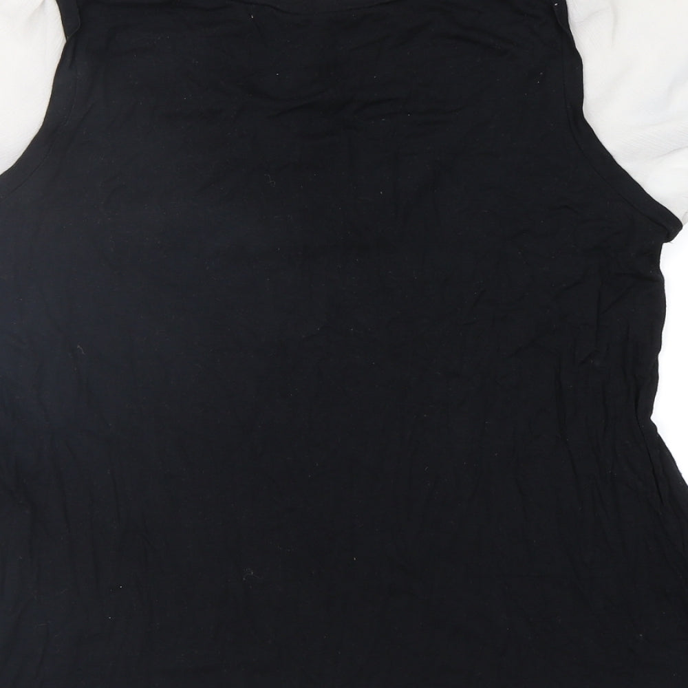 F&F Womens Black   Basic Blouse Size 16