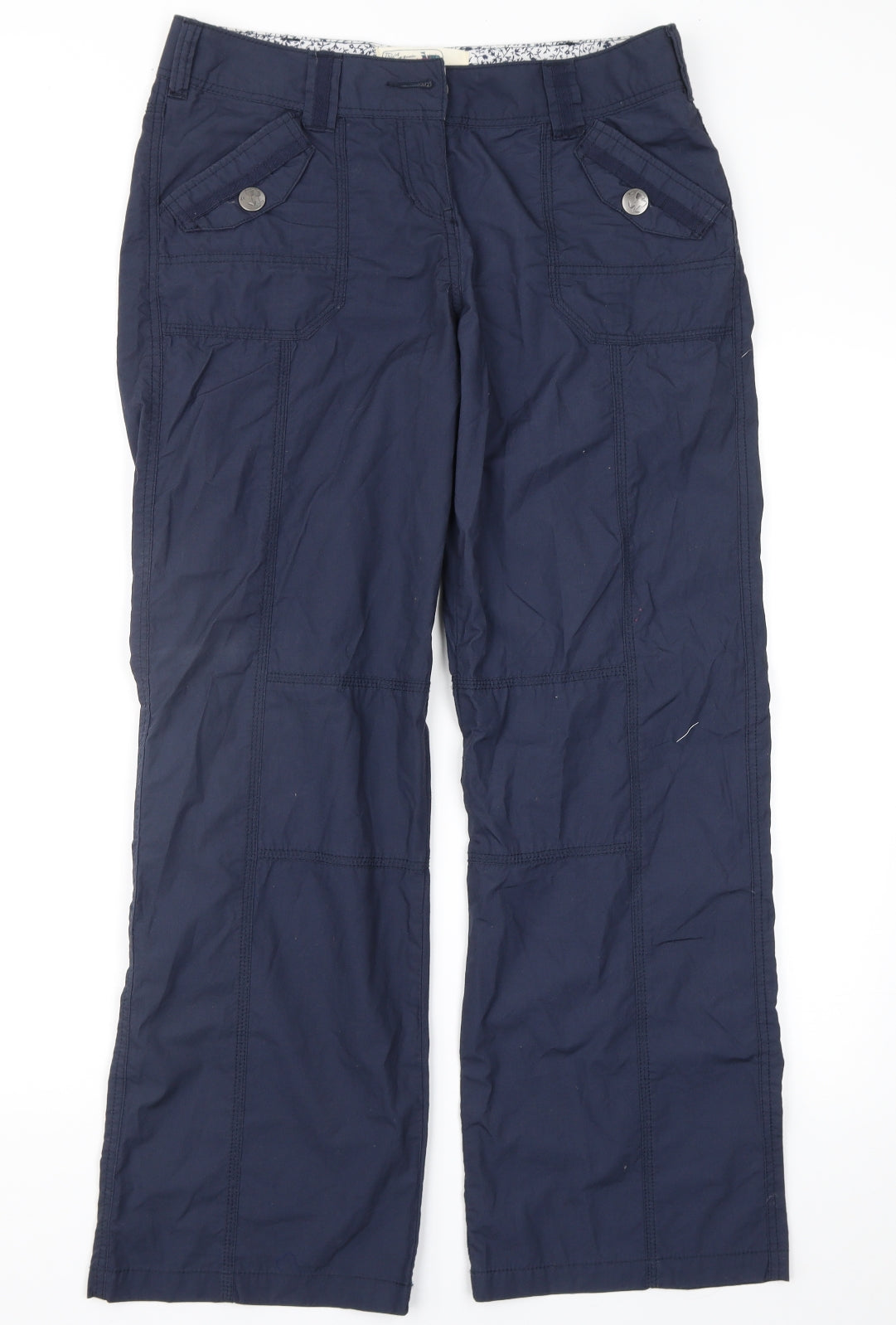 MANTARAY PRODUCTS Womens Blue   Chino Trousers Size 10 L29 in