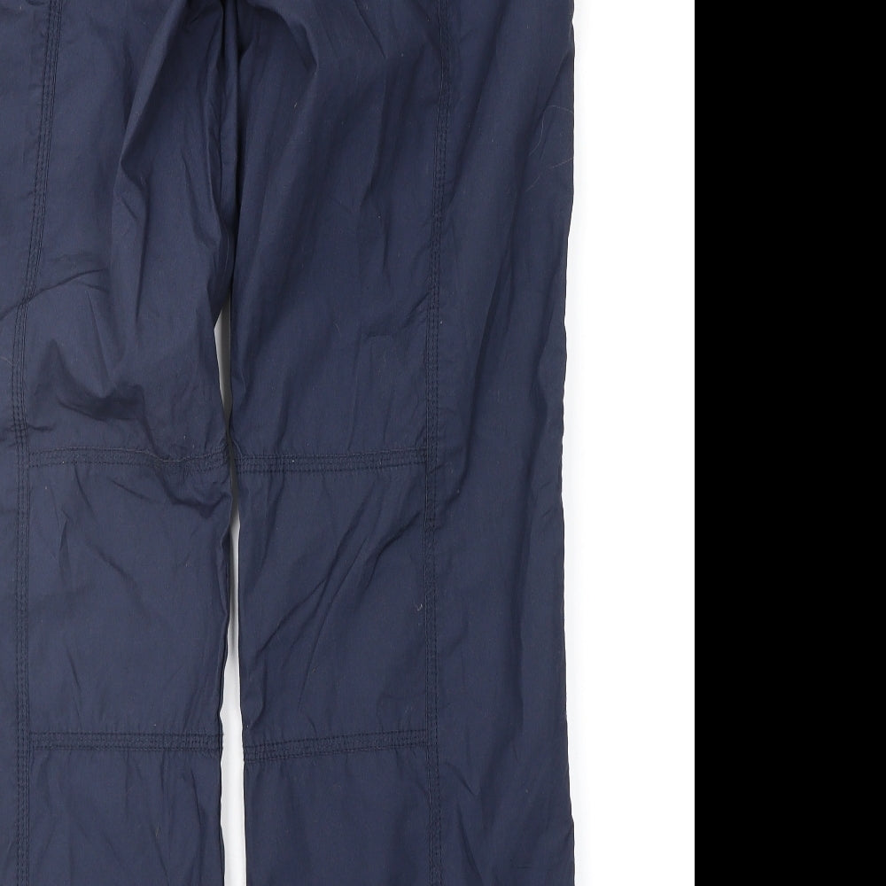 MANTARAY PRODUCTS Womens Blue   Chino Trousers Size 10 L29 in