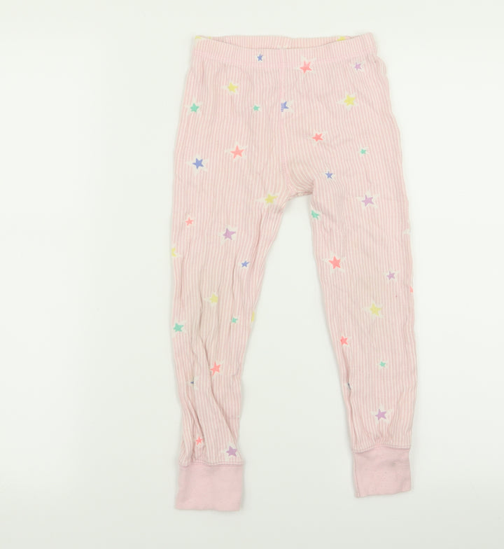 NEXT Girls Pink Striped Cami Pyjama Pants Size 4-5 Years