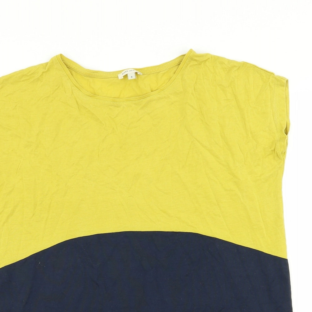 River Island Womens Multicoloured   Basic T-Shirt Size 6