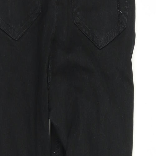 Topshop Womens Black   Skinny Jeans Size 28 in L30 in - RIPPED JEANS
