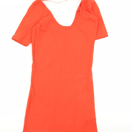 denim and co Womens Orange   Pencil Dress  Size 8