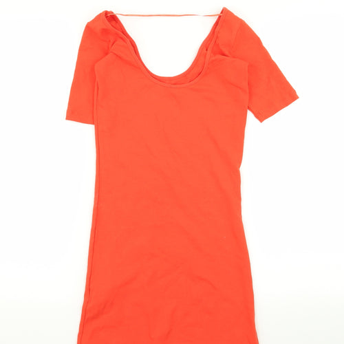 denim and co Womens Orange   Pencil Dress  Size 8