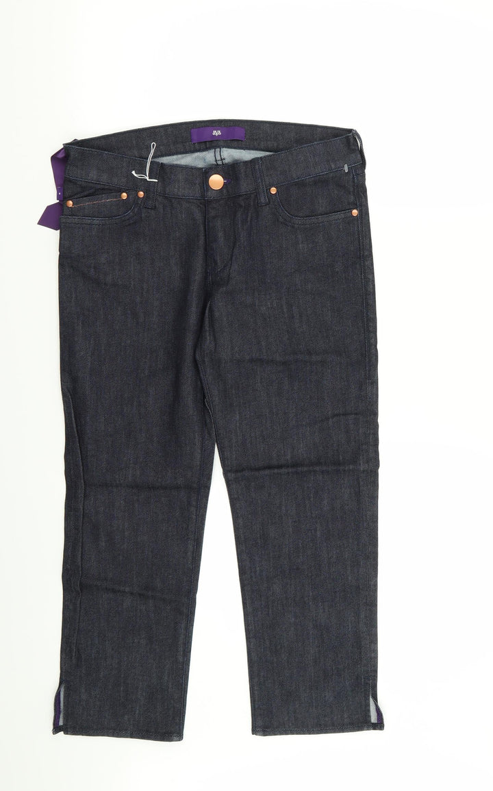 Preworn Womens Blue Capri Jeans Size 27 in L24 in
