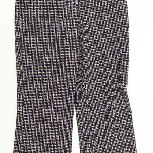 Preworn Womens Multicoloured Houndstooth  Trousers  Size 28 in L28 in