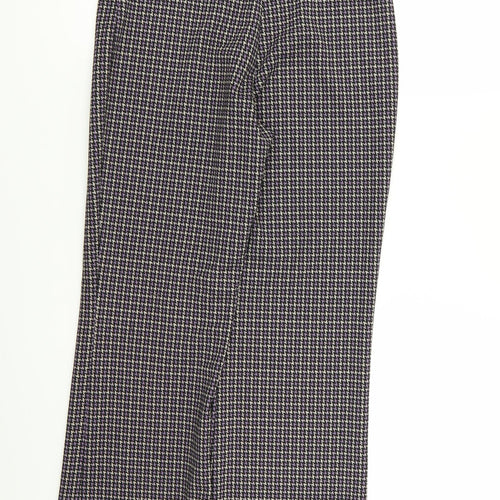 Preworn Womens Multicoloured Houndstooth  Trousers  Size 28 in L28 in