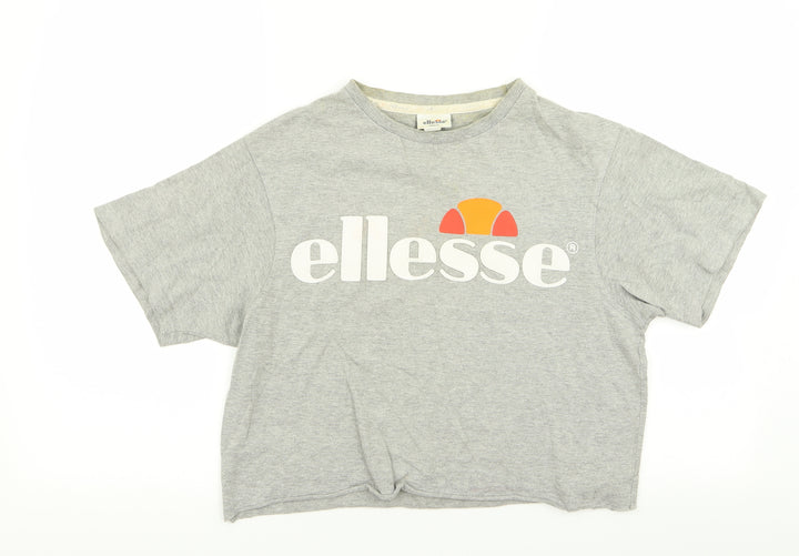 ellesse Womens Grey Basic T-Shirt Size S