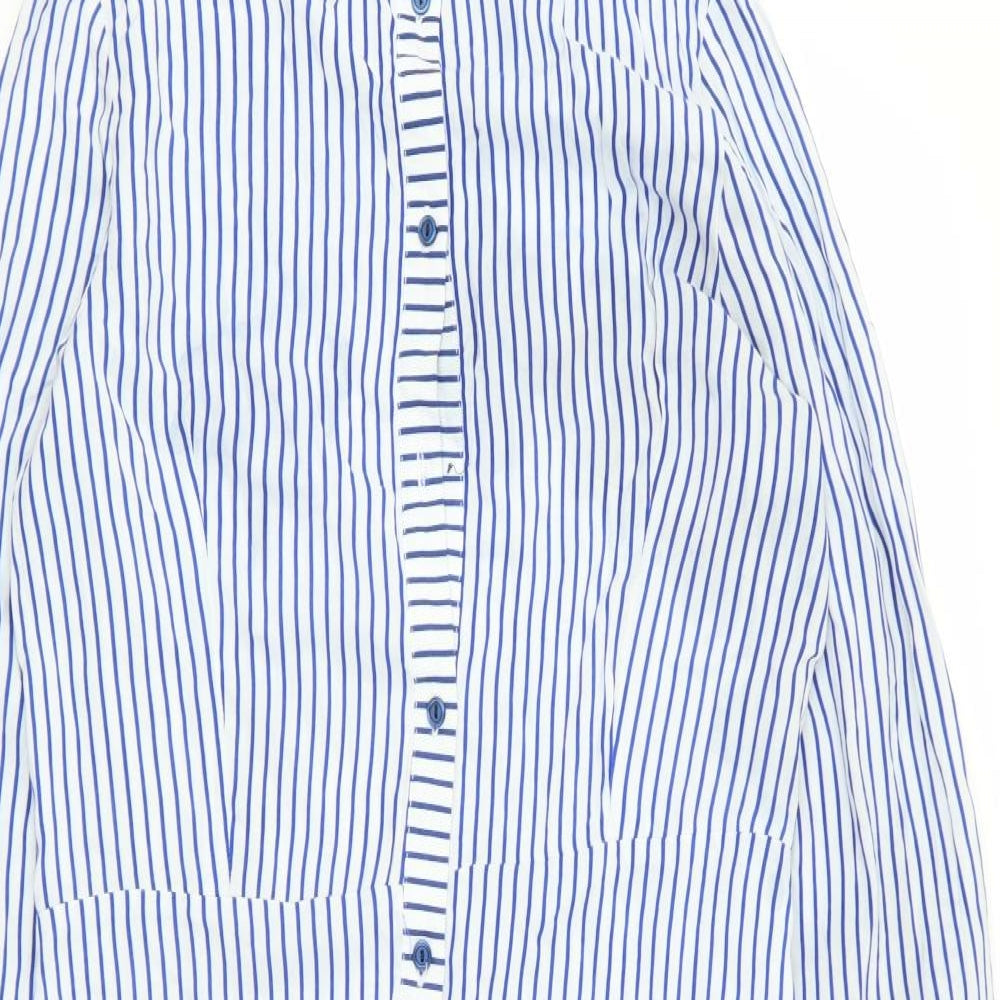 Primark Womens Multicoloured Striped  Shirt Dress  Size 14