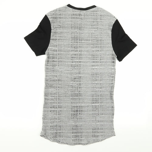 River Island Mens Grey    T-Shirt Size S