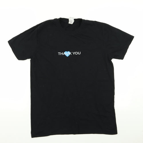 Gildan Womens Black   Basic T-Shirt Size M