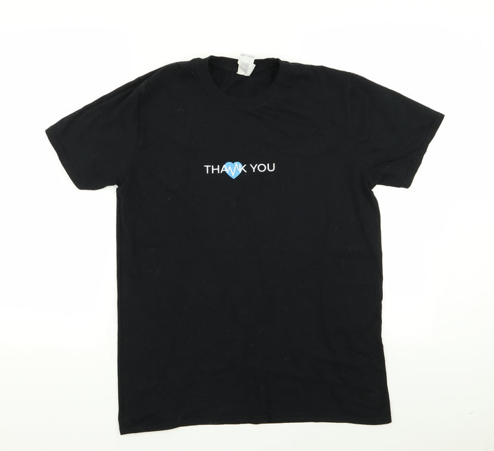 Gildan Womens Black   Basic T-Shirt Size M