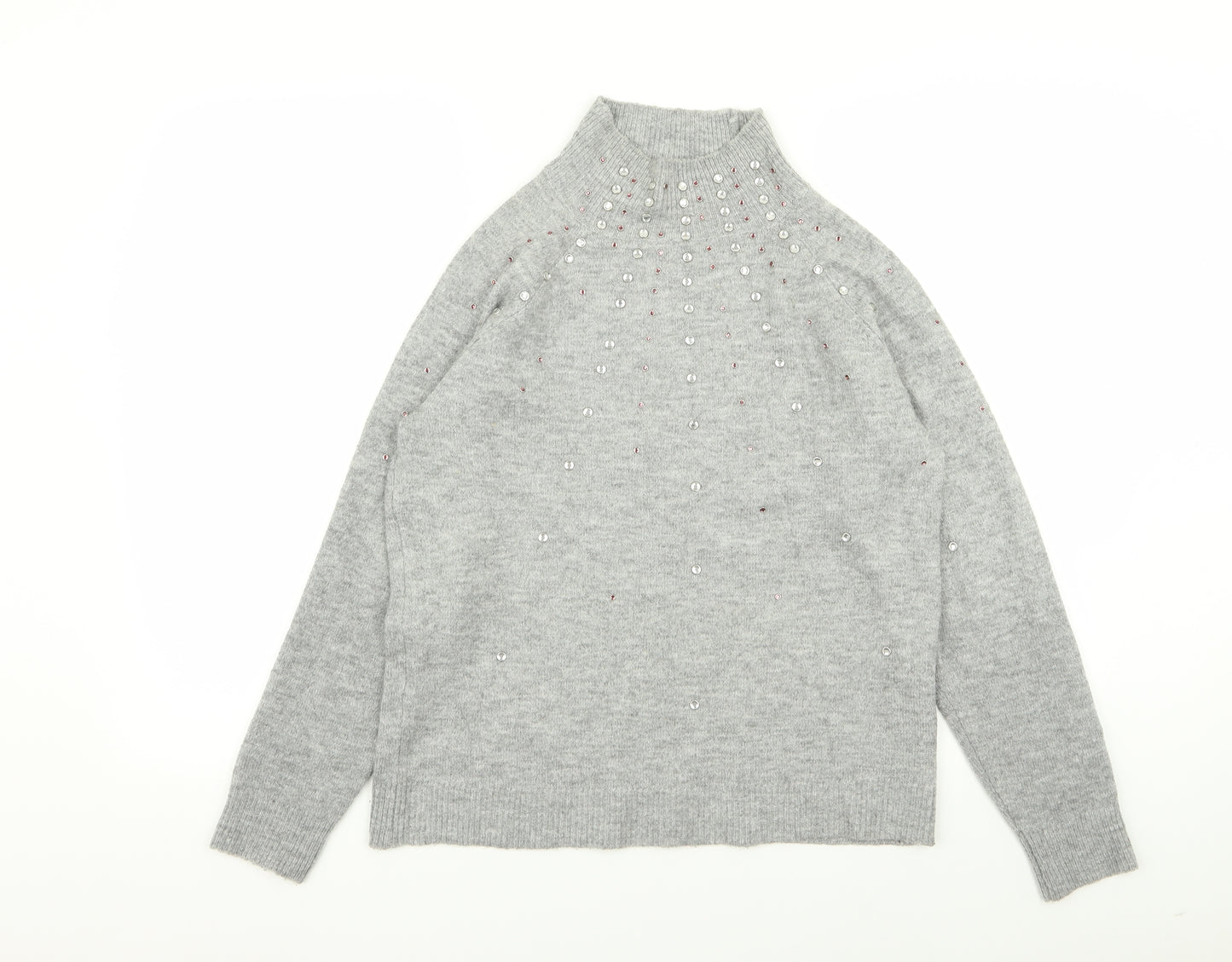 Dorothy Perkins Womens Grey   Pullover Jumper Size 12