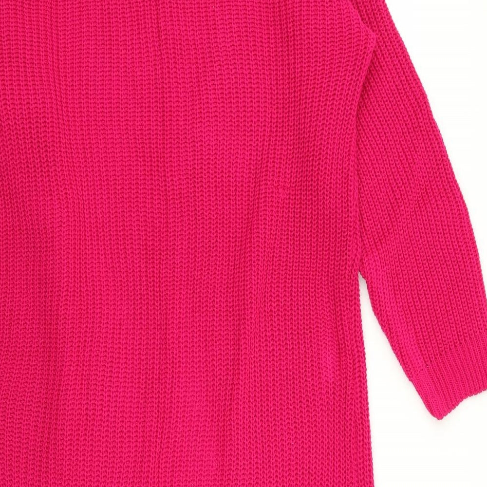 In the Style Womens Pink   Cardigan Jumper Size 8