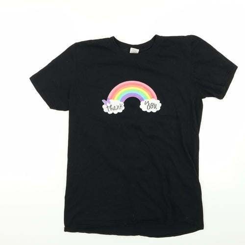 Gildan Womens Black   Basic T-Shirt Size M