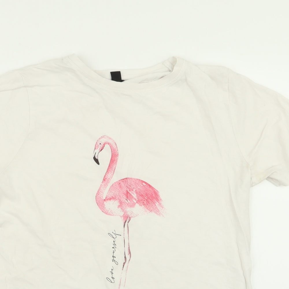 New Look Womens White   Basic T-Shirt Size 12