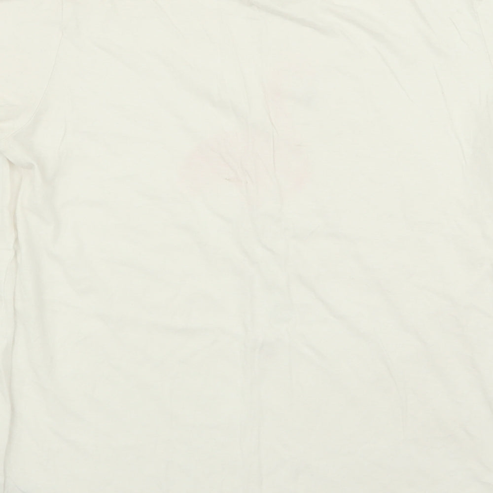 New Look Womens White   Basic T-Shirt Size 12