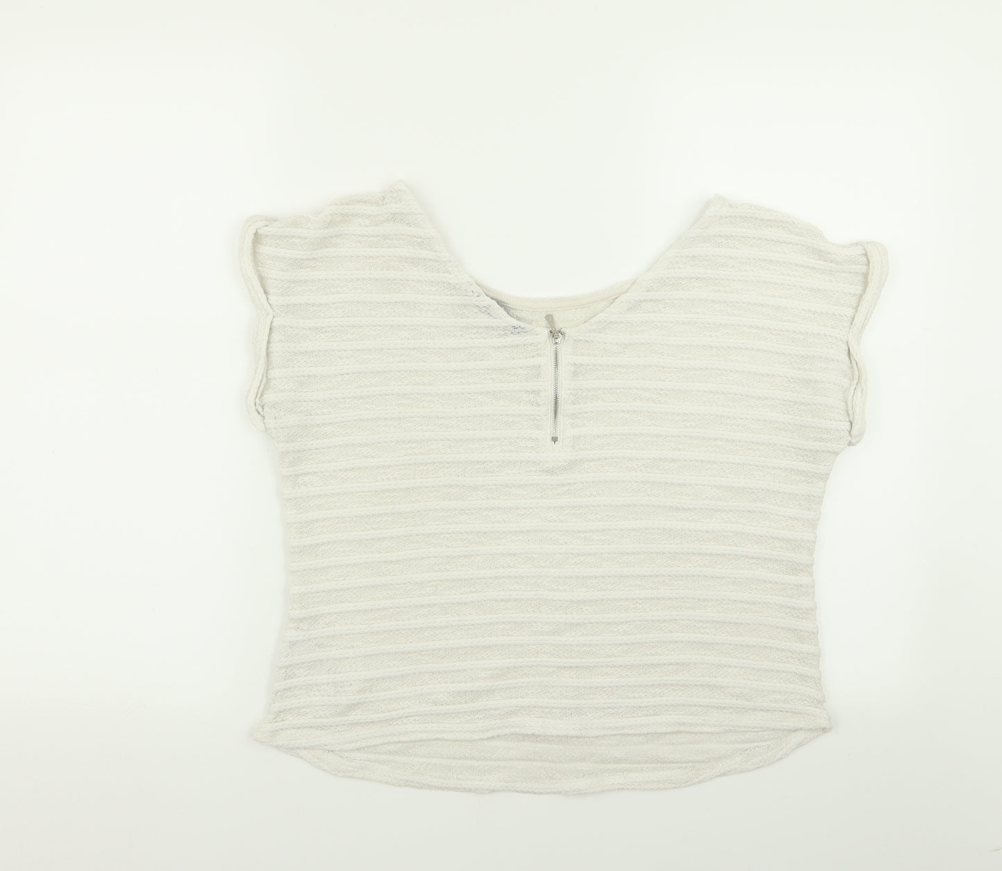 New Look Womens White   Basic T-Shirt Size 12