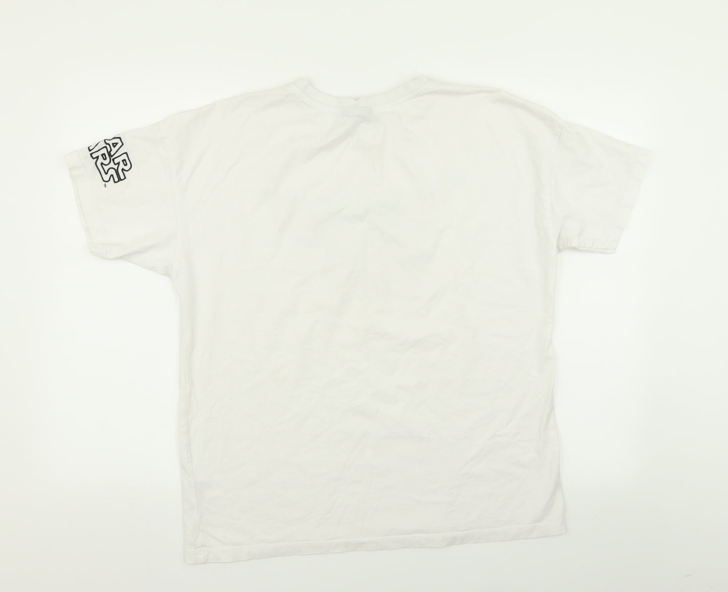 Primark Womens White   Basic T-Shirt Size 10  - star wars