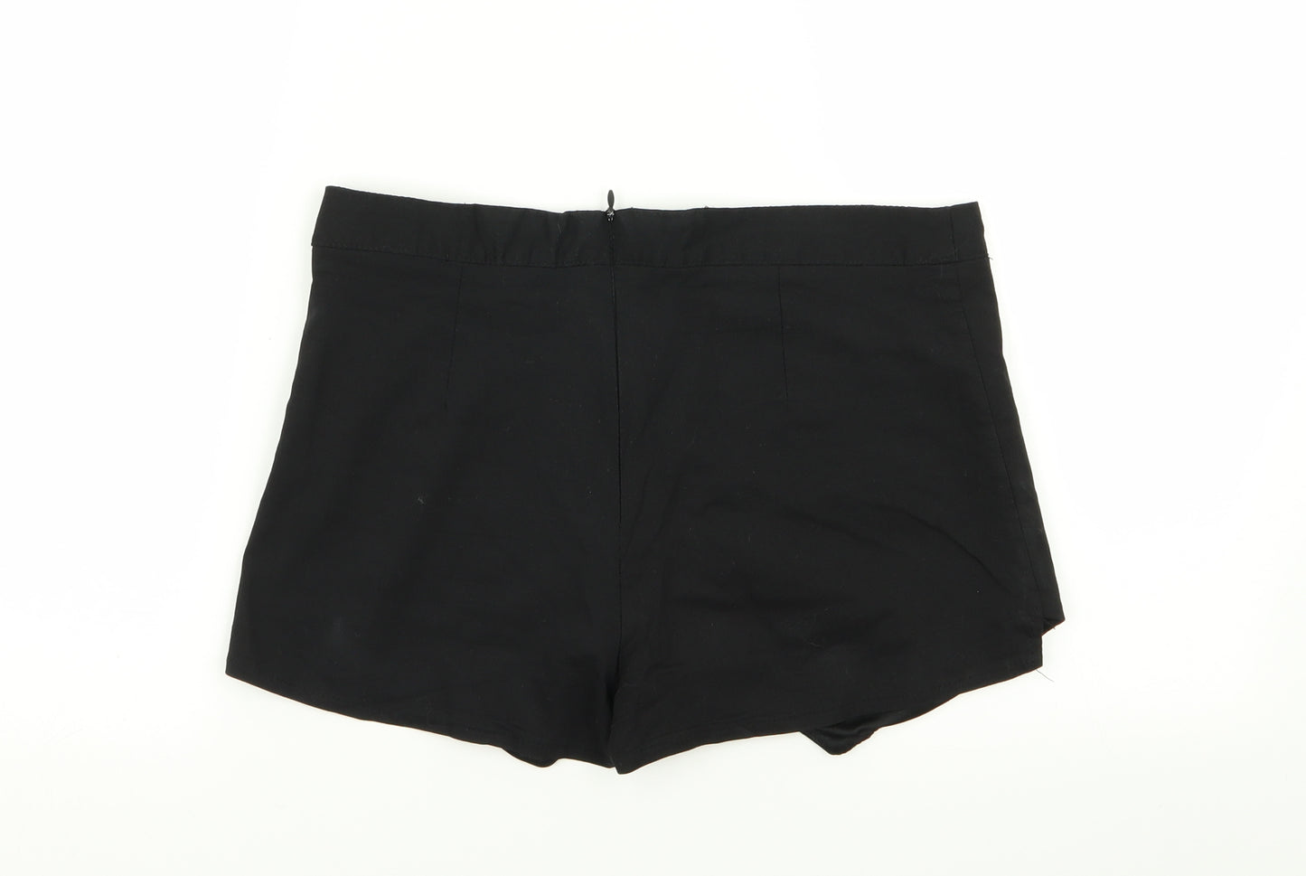 Boohoo Womens Black   Hot Pants Shorts Size 12