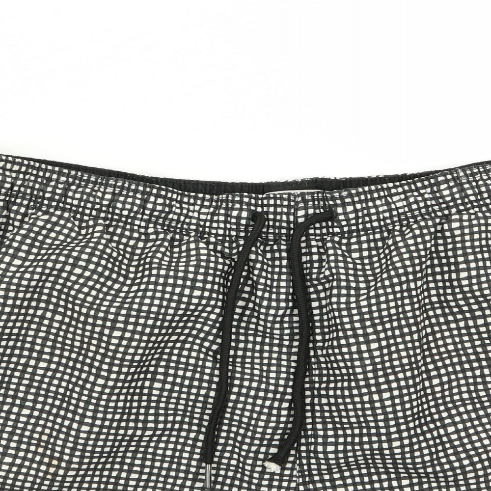 NEXT Mens Multicoloured Check  Compression Shorts Size L - Stretch waistband