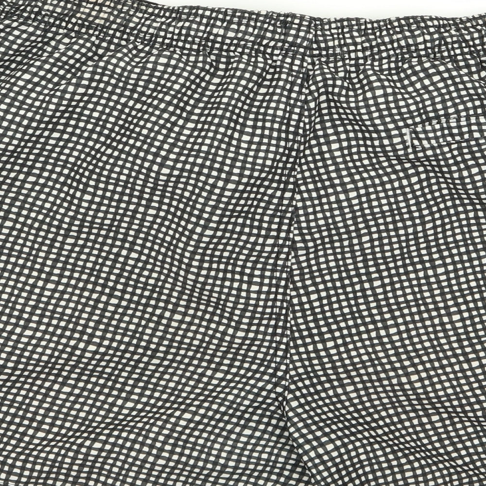 NEXT Mens Multicoloured Check  Compression Shorts Size L - Stretch waistband