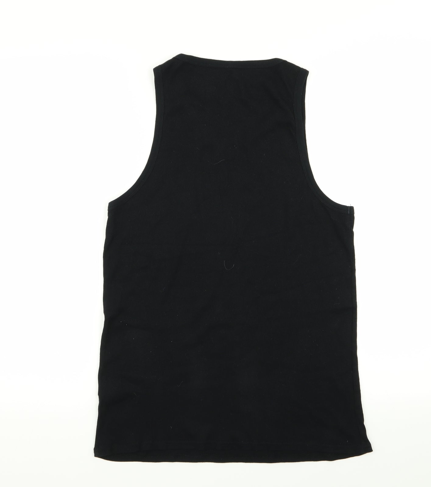 River Island Mens Black    T-Shirt Size L  - tank top