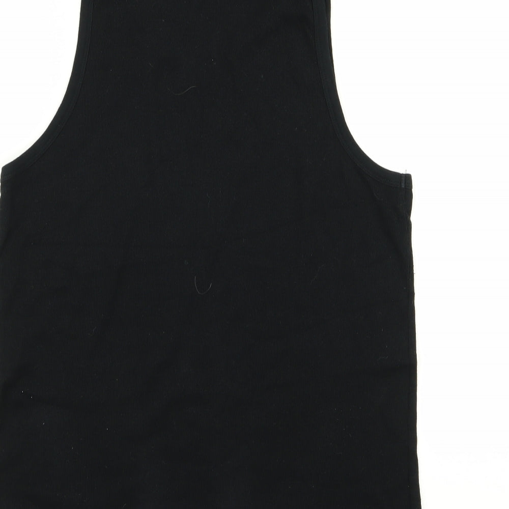 River Island Mens Black    T-Shirt Size L  - tank top