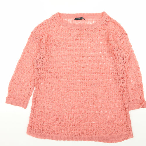 Primark Womens Pink   Pullover Jumper Size 10
