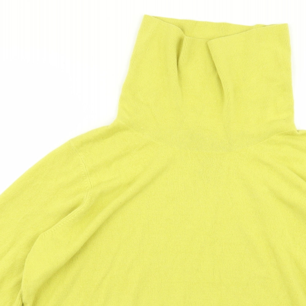 Bonmarché Womens Yellow   Pullover Jumper Size 16