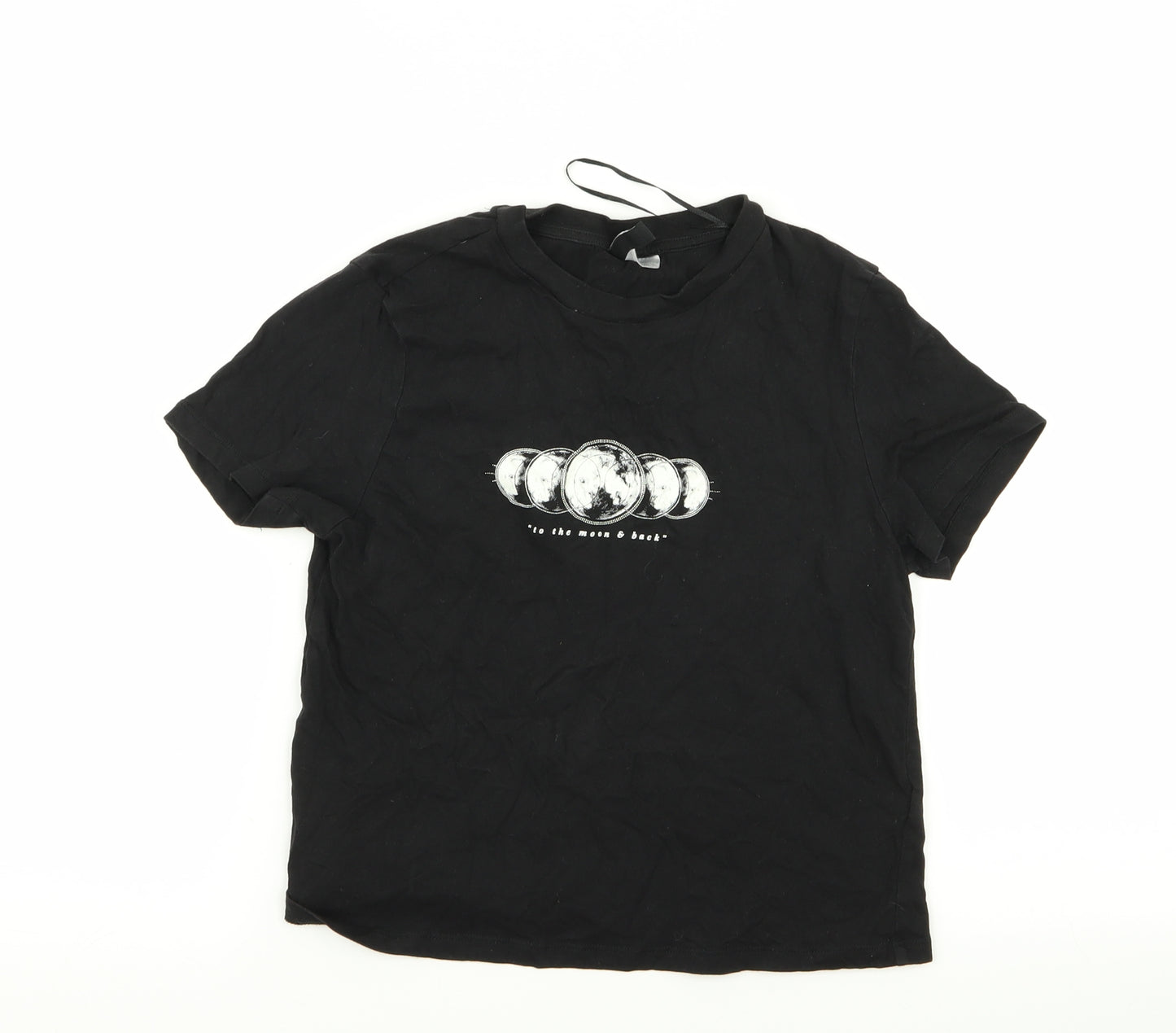 Divided by H&M Womens Black   Basic T-Shirt Size S
