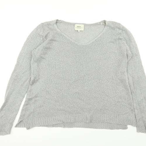 Papaya Womens Grey   Pullover Jumper Size L