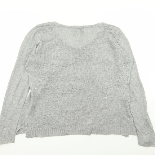 Papaya Womens Grey   Pullover Jumper Size L