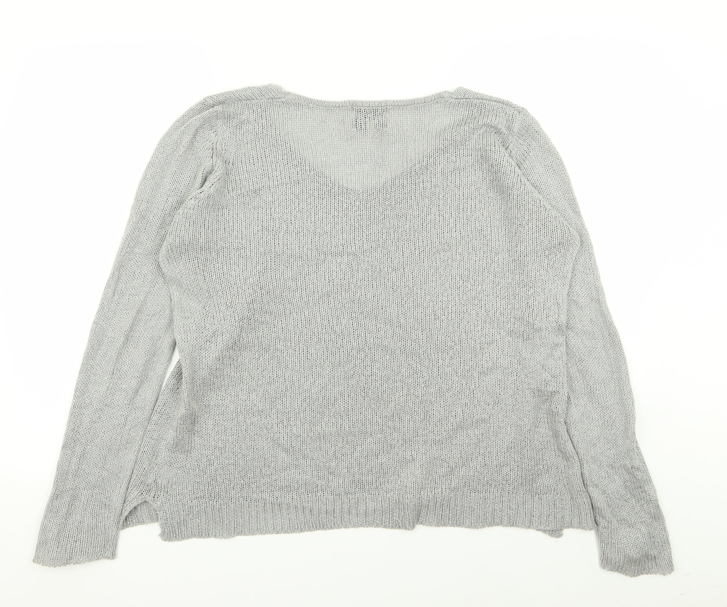 Papaya Womens Grey   Pullover Jumper Size L
