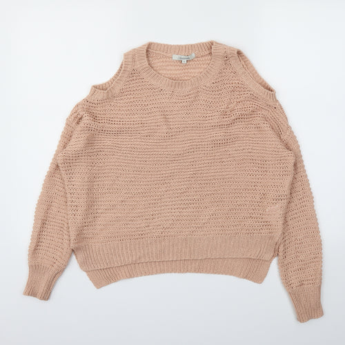 Peacocks Womens Pink   Pullover Jumper Size M