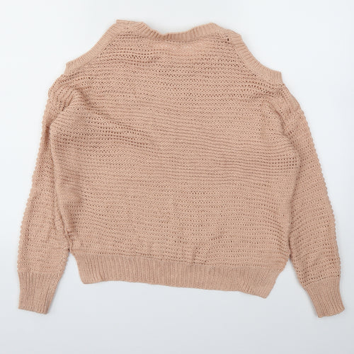 Peacocks Womens Pink   Pullover Jumper Size M