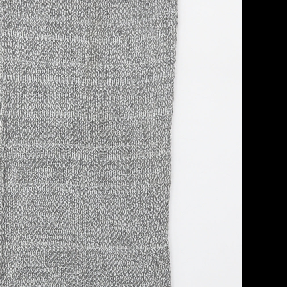 Missguided Womens Grey   A-Line Skirt Size 6  - Stretch waistband