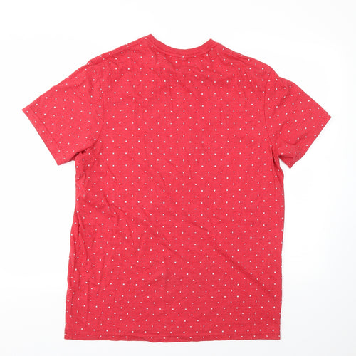 Primark Mens Red Geometric   T-Shirt Size XL