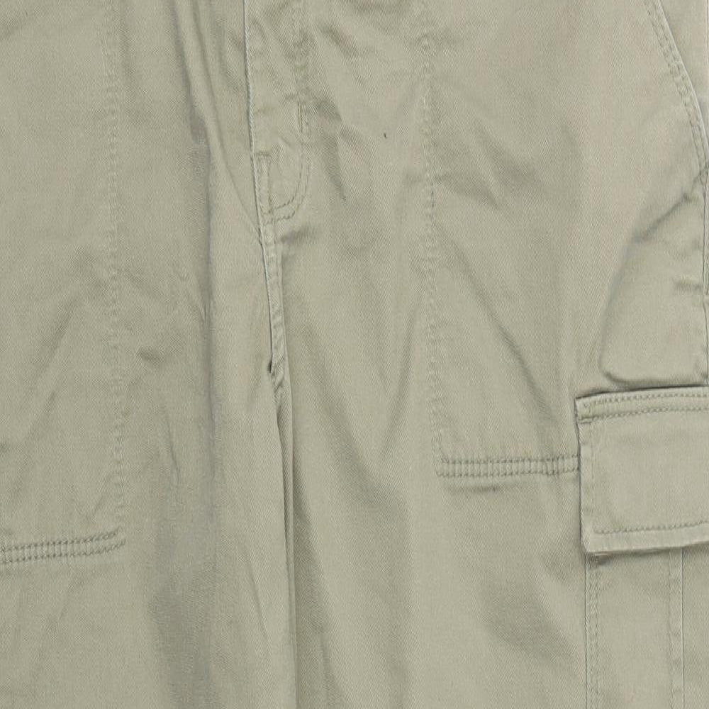 H&M Womens Green   Trousers  Size 22 L27 in