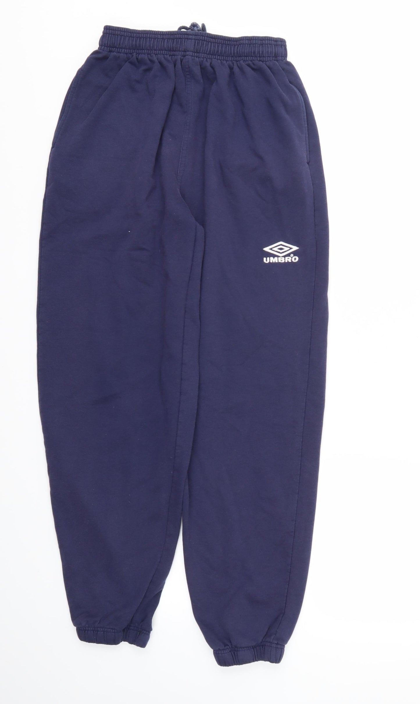 Umbro Mens Blue   Jogger Trousers Size XS L27 in - Stretch waistband