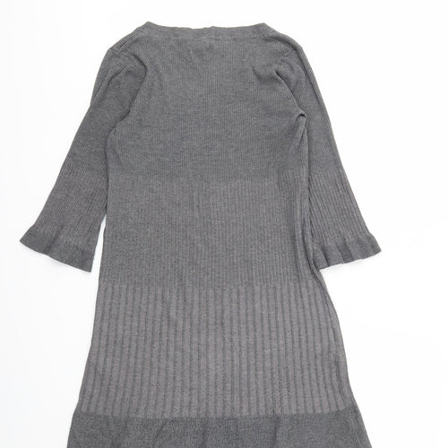 H&M Womens Grey   Fit & Flare  Size S