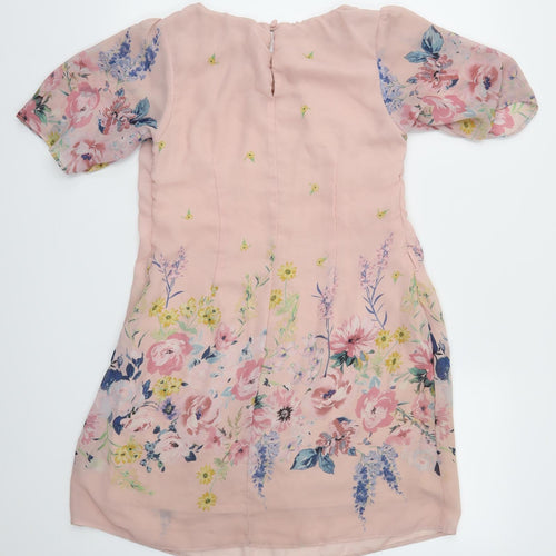 Primark Womens Pink Floral  Fit & Flare  Size 12