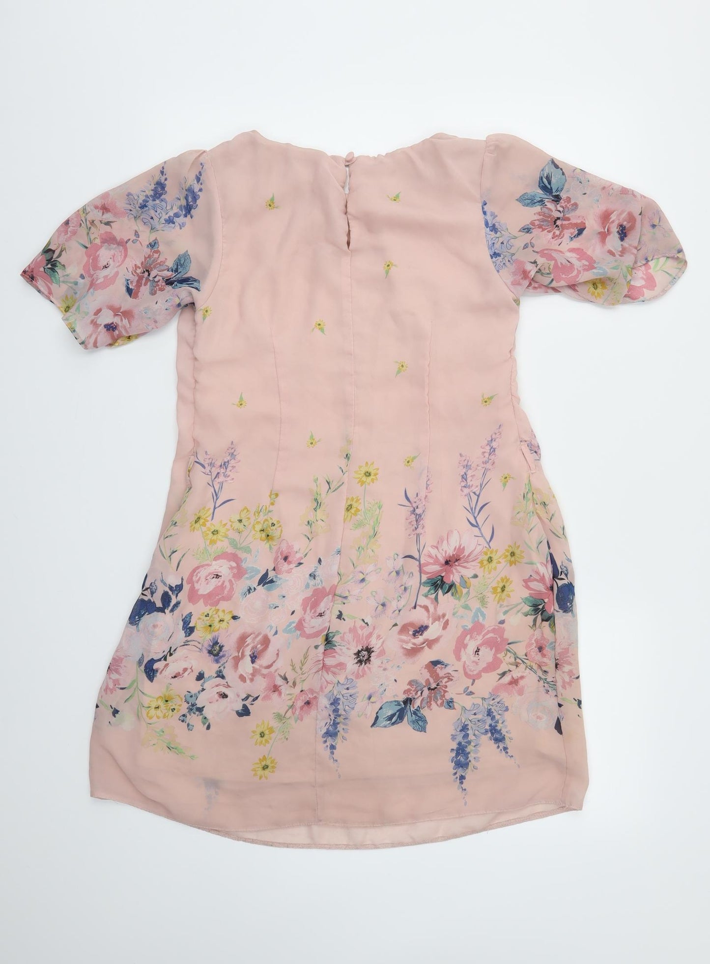 Primark Womens Pink Floral  Fit & Flare  Size 12