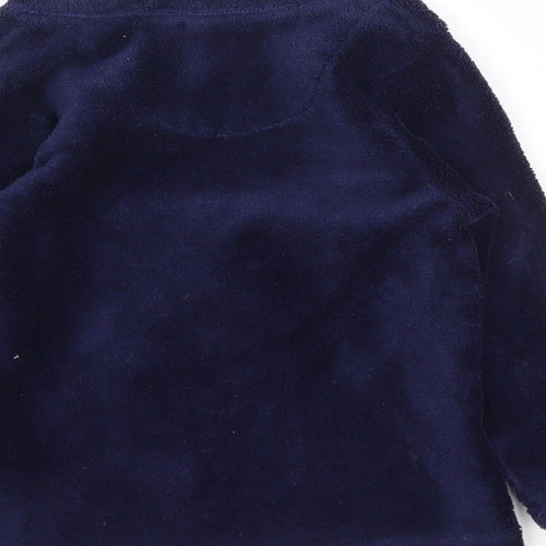 Chill Out Girls Blue Animal Print  Basic T-Shirt Size 2-3 Years