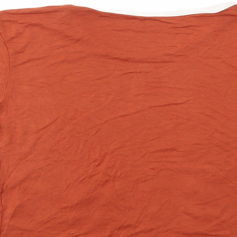 Queen Womens Brown   Basic T-Shirt Size M